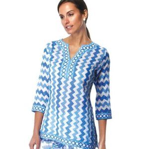 NWT Gretchen Scott Split Neck Tunic